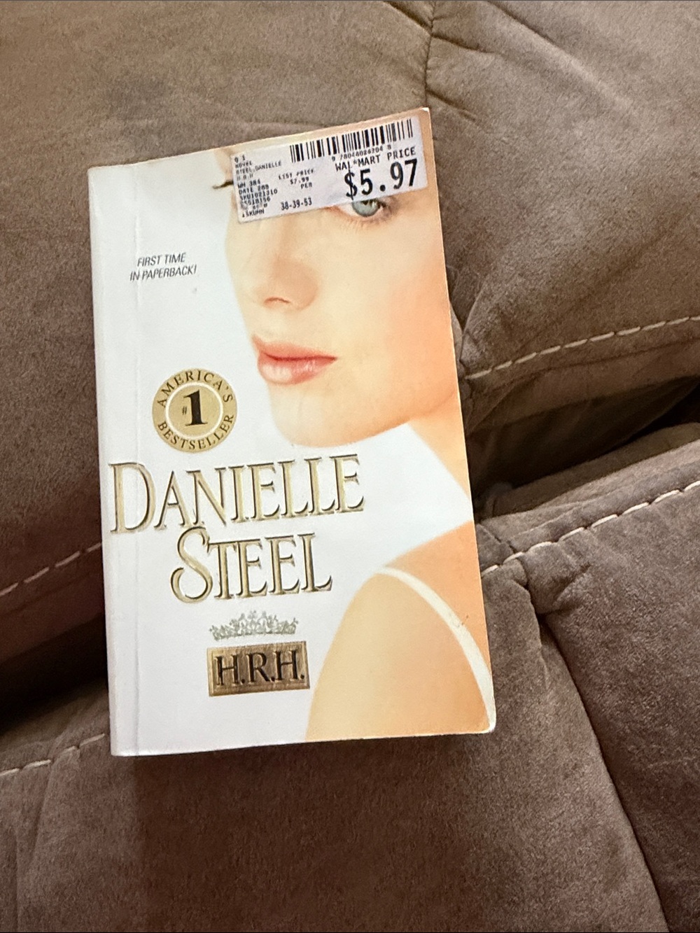 H.R.H. by Danielle Steel Paperback Romance Novel